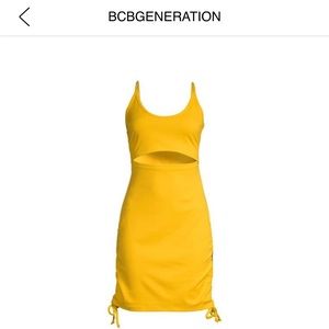 Mango Cutout Drawstring Tank Dress (Saks Purchase)